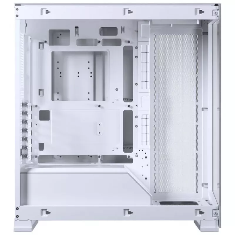 Obudowa ATX PHANTEKS NV-Series NV5 MK2, szkło hartowane, DRGB - matowa biel + zestaw 3 wentylatorów M25 Gen2 PWM D-RGB Reverse Blade + 1 zwykły wentylator - 120 mm