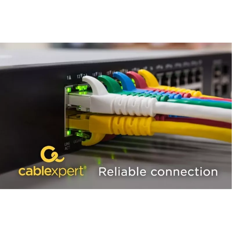 Kabel krosowy kat.6 miedziany UTP 10m szary