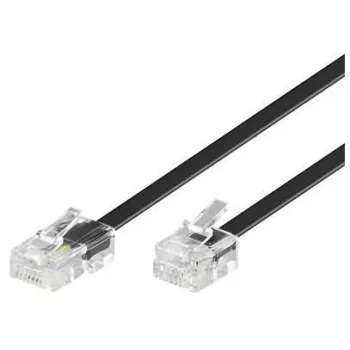 Kabel telefoniczny Microconnect MPK451S RJ11 RJ45 1m czarny