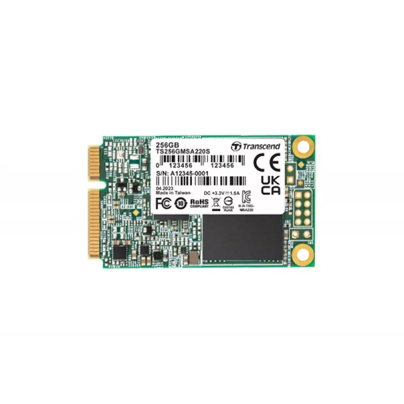 Transcend SSD 256GB Transcend MSA220S mSATA 3D NAND, SATA3 - Dysk SSD - mSATA