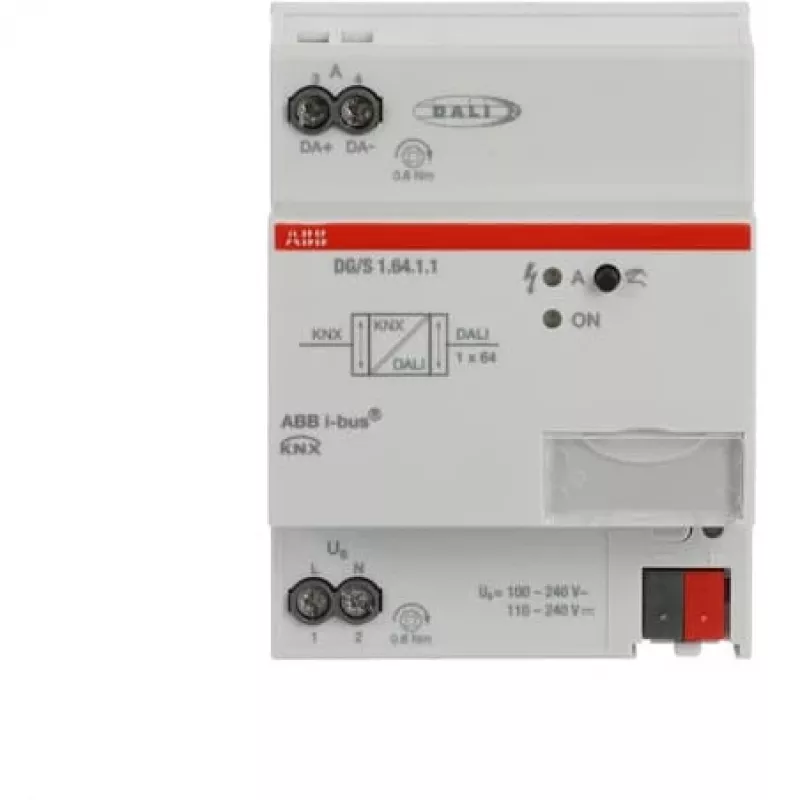 Brama sieciowa/kontroler ABB 2CDG110198R0011, IP20, wejście 264 V, 70×63,5×90 mm, szary