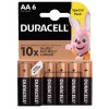 Zestaw baterii Duracell Basic AA / LR6 — 6 sztuk (alkaliczne)