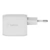 Belkin WCH011vfWH Ładowarka sieciowa AC szybkiego ładowania do laptopa, smartfona, tabletu, biała