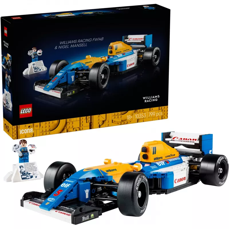 LEGO ICONS 10353 Williams Racing FW14B i Nigel Mansell
