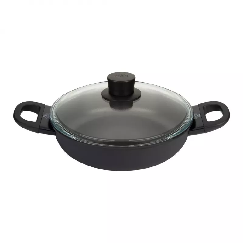 Patelnia do serwowania BALLARINI 75002-923-0 okrągła czarna 28 cm