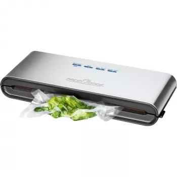 ProfiCook PC-VK 1080 - Zgrzewarka próżniowa (do torebek plastikowych) - 120 W - Stal nierdzewna/Czarny (501080)