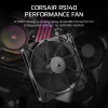 Wentylator Corsair RS140 14 cm Czarny 330-1700 RPM 0,11-3,46 mmH2O