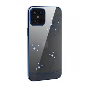 Ochronne etui na telefon Devia Crystal Flora dla iPhone 12 mini, niebieskie