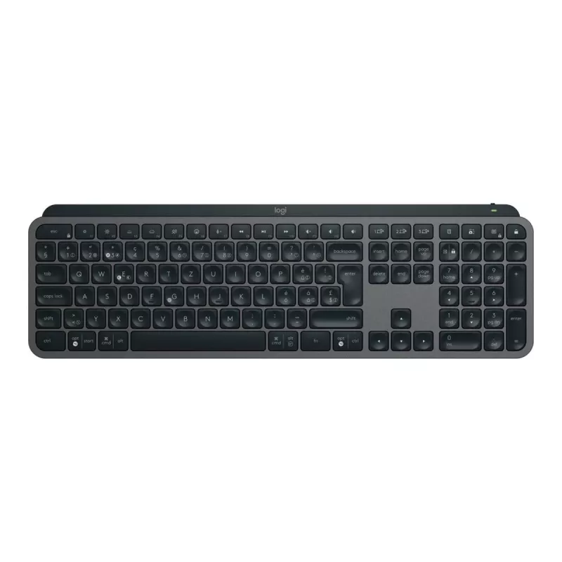 Logitech MX Keys S Klawiatura RF Wireless + Bluetooth QWERTZ Swiss grafit (920-011571)