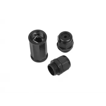 Adapter RJ-45 Lanberg AD-RJ45-OS6-IP67 czarny