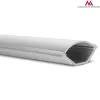 Elastyczna osłona kablowa MACLEAN MCTV-575 na podłogę, biała, 1,5 m, szerokość 43 mm, wysokość 2,3–3,2 cm