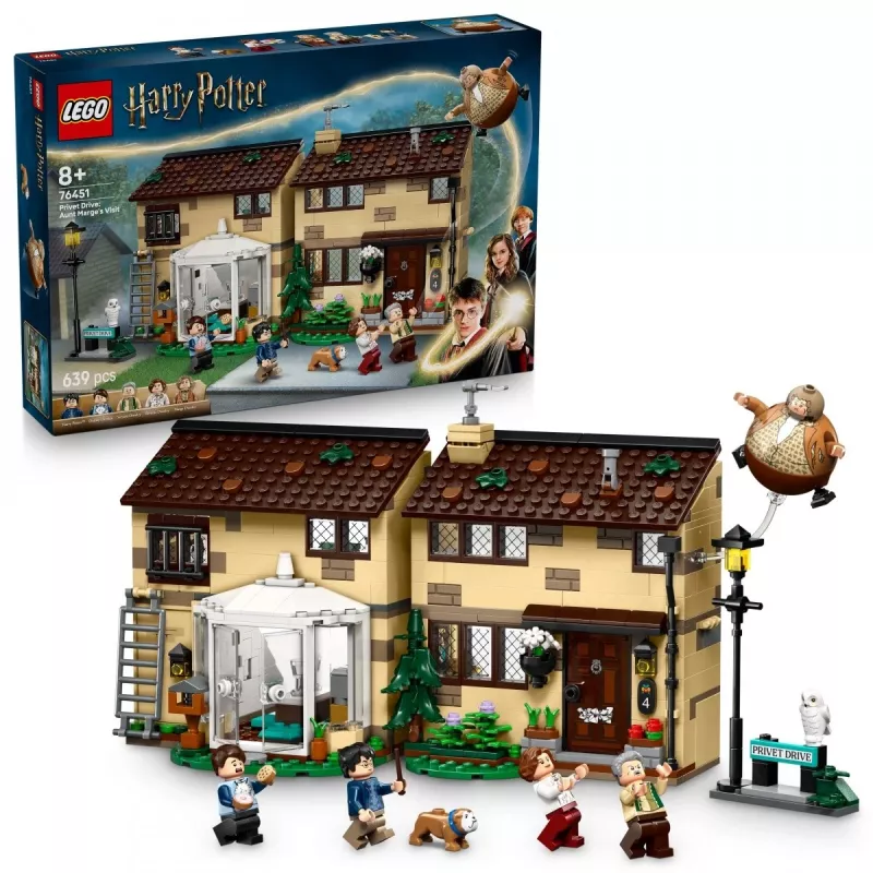 LEGO HARRY POTTER 76451 Privet Drive: Wizyta cioci Marge