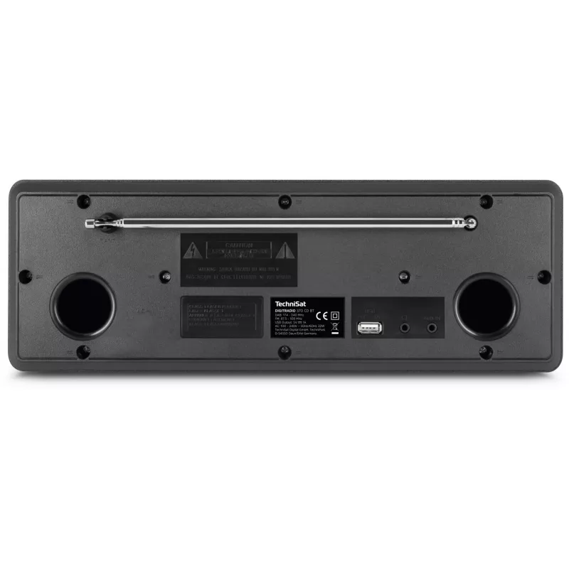 TechniSat DigitRadio 370 CD BT - System audio - 2 x 5 W - Czarny