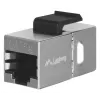 Moduł Keystone LANBERG KSF5-3000 — kabel płaski Cat5e F/UTP, gniazdo RJ-45, czarny