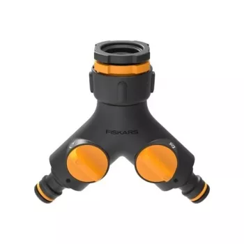 Fiskars 1027061 złączka do węża ogrodowego Złącze kranowe Czarny, Pomarańczowy 1 szt.