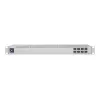 Zarządzany przełącznik sieciowy L2 UBIQUITI USW-Aggregation — 8 slotów SFP+, obsługa 10G, bez wentylatora, 1U do szafy rack, srebrny