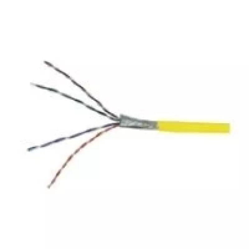 Wentronic 93266 Żółty kabel krosowy Ethernet