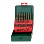 Zestaw wierteł Metabo HSS Cobalt 19 szt. DIN 338, chwyt cylindryczny