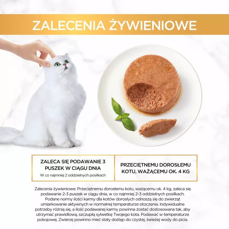 Mokra karma dla kota Purina Nestlé GOURMET Gold Indyk 85 g puszka dla dorosłych kotów, formuła dla kotów z nadwagą