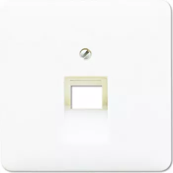 Wkładka gniazda ściennego Jung CD 569-1 UA WW biały — RJ-45 tworzywo termoplastyczne