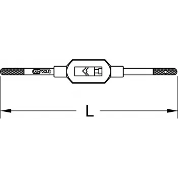 KS Tools regulowany pokrętło do gwintowników M5-M20 (331.0015)