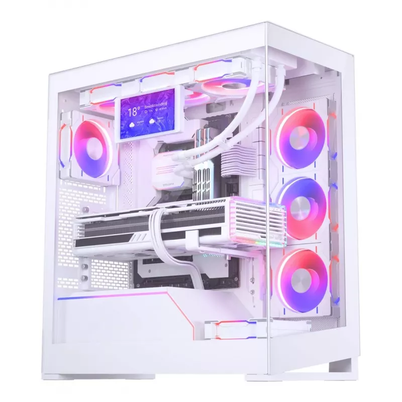 Zestaw panelu LCD Phanteks PH-HRLCD_WT01 uniwersalny 5 V 80 mm