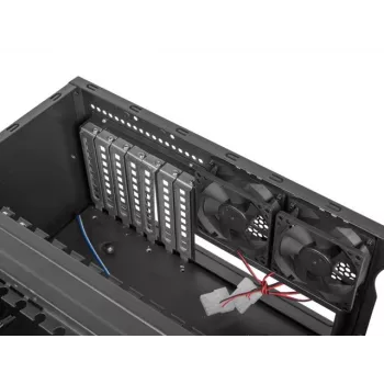 Lanberg SC01-4504-10B modułowa obudowa serwerowa Rack (4U)