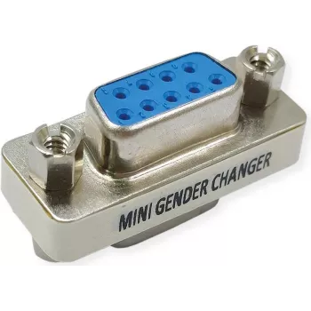VALUE Mini Gender Changer, DB9 BU/BU (12.99.2030)