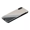 Etui na smartfona man and wood do iPhone X/XS — szary garnitur, czarny