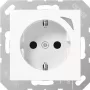 Jung HOME SCHUKO BTA1521SWW Gniazdo wtykowe 1 (BTA1521SWW)