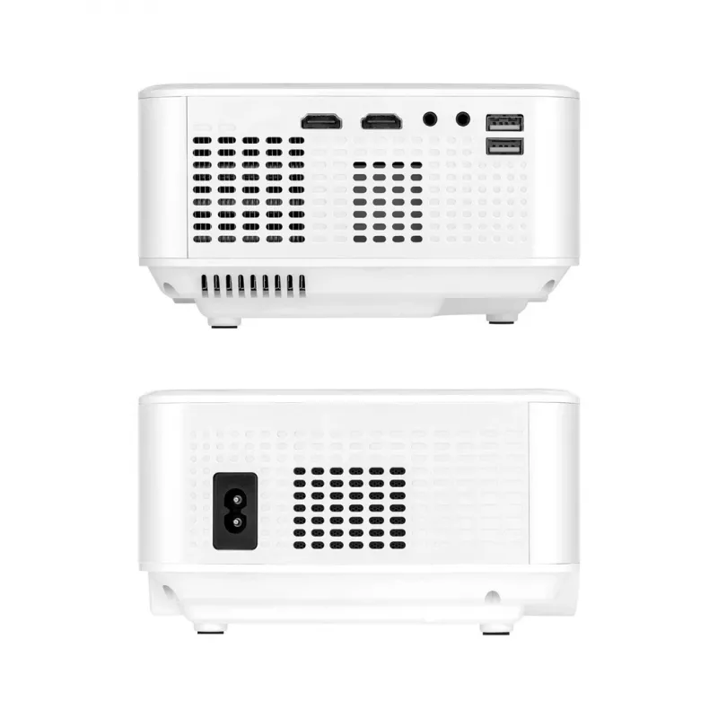Projektor standardowego rzutu kruger & matz V-LED20 FullHD 1080p 1920x1080, LED, rzut 1.4:1, ekran 15–150 cali, Bluetooth, głośnik 3W