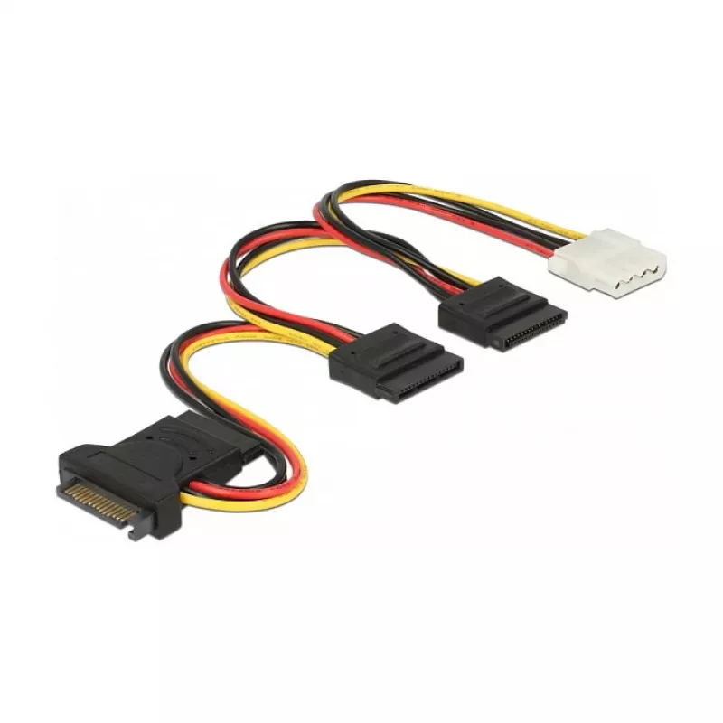 Wewnętrzny kabel zasilający DeLOCK 60171 0,2 m SATA 15-pin męski