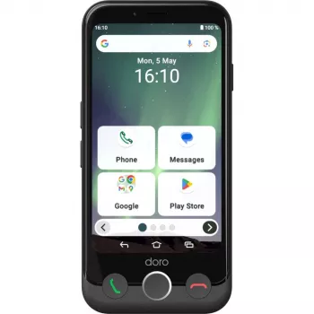 Smartfon Doro Aurora A10 4.5 cala 4 GB 64 GB Czarny