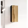 Cama zestaw mebli do salonu VIGO 13 czarny/dąb wotan
