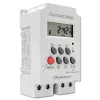 Elektroniczny przekaźnik czasowy na szynę DIN QOLTEC PC0629 — zasilanie 24V, wyjście 16A