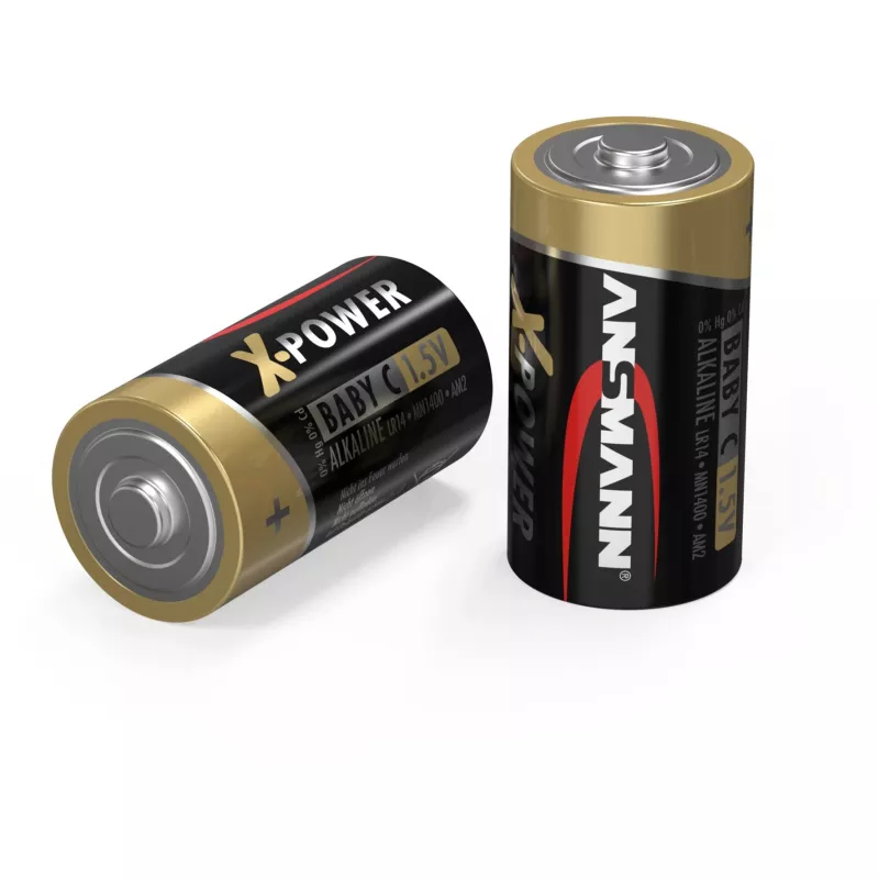 Bateria alkaliczna ANSMANN X-Power, (C), opakowanie 2 szt. (5015623), 7500mAh