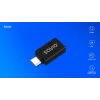 Savio AK-80 Adapter wideo 0m USB Typ-A USB Typ-C Czarny