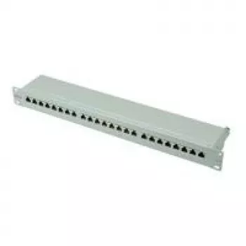 ROLINE Cat. 6 / Class E 48,30cm (19)-Patchpanel, 24P, Ekranowany, Jasnoszary (26.11.0351)