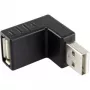 Adapter USB Renkforce 29212C30 — męskie złącze USB typu A (kątowe) na USB typu W 2.0, 5 V 0,5 A