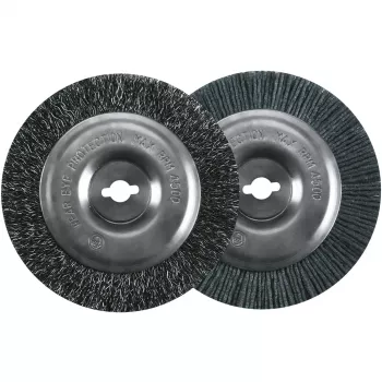 Szczotka czyszcząca Einhell 3424115 nylon stal szary okrągły kształt 2 szt.
