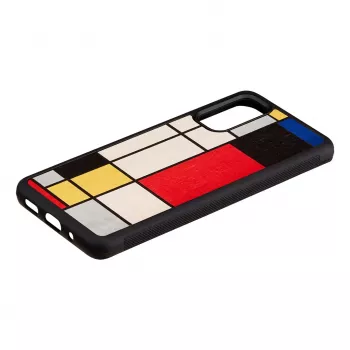 Etui Man and Wood do Samsung Galaxy S20 — czarne drewno