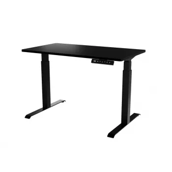 Biurko cama meble MOON elektrycznie regulowane proste 1210×670 mm czarne