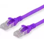 Secomp Roline - kabel krosowy - RJ-45 (M) do RJ-45 (M) - 1 m - SFTP - CAT 6a - fioletowy (21.15.2931)