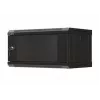 Szafka rackowa naścienna LANBERG WF03-5304-10B 19 cali 4U czarna, drzwi szklane