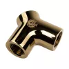 Adapter Y-Splitter 3x G1/4 cala żeński do chłodzenia wodnego, BitsPower BP-YBU-TB, wykończenie złote