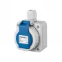 MENNEKES Elektrotechnik GmbH & Co. KG Wall Box Schuko 10863 16A2P+E 230V DWD niebieska (10863)