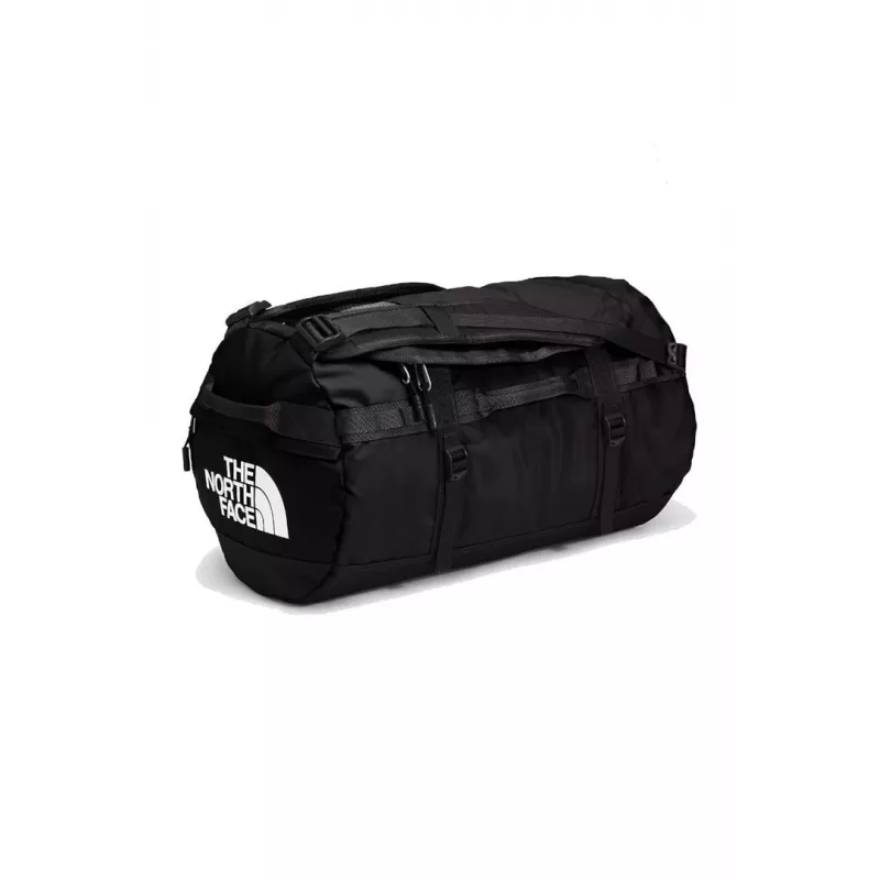 Duffel bag The North Face Base Camp S — 50 L, nylon/poliester, czarny/biały