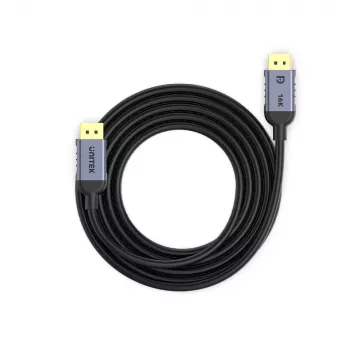 UNITEK C1626GY01-1M DisplayPort 2.1 Czarny