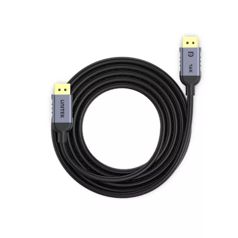UNITEK C1626GY01-1M DisplayPort 2.1 Czarny