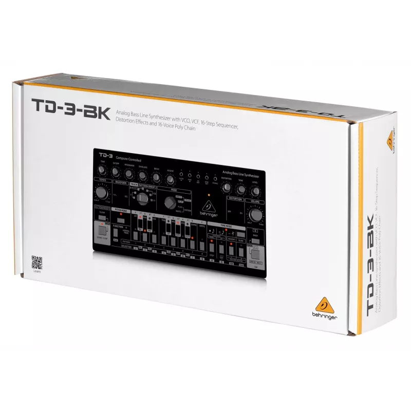 Analogowy syntezator Behringer TD-3-SB Czarny 9V DC